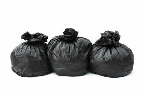 Professional waste removal service in action
