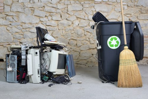 Sorting recyclable materials at a Hornsey facility