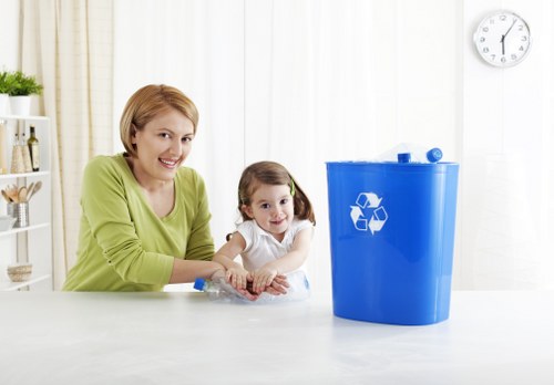 Recycling process with skip hire